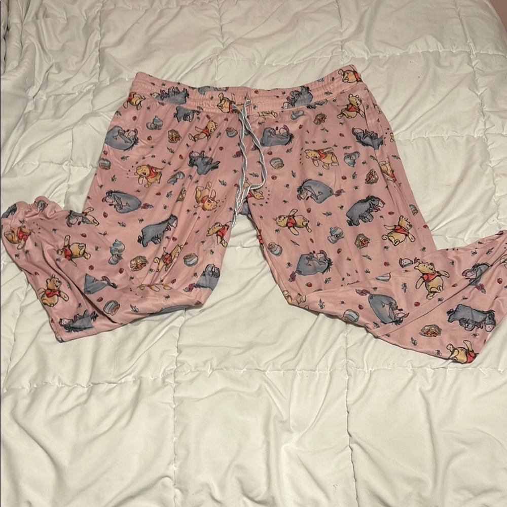 Disney Pink and Gray Track Pants and Joggers